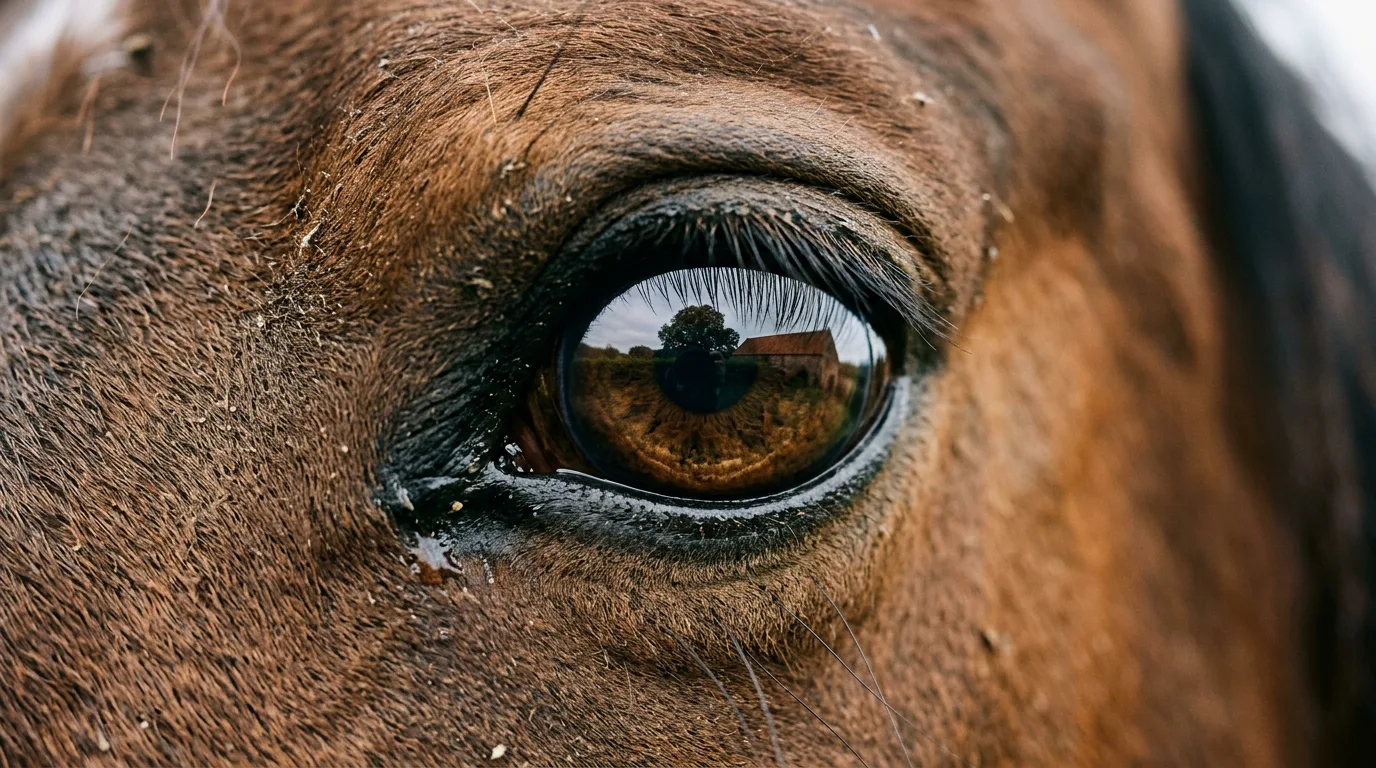 Un regard de cheval, Centre équestre Le Chambon, Saint-Julien-du-Serre