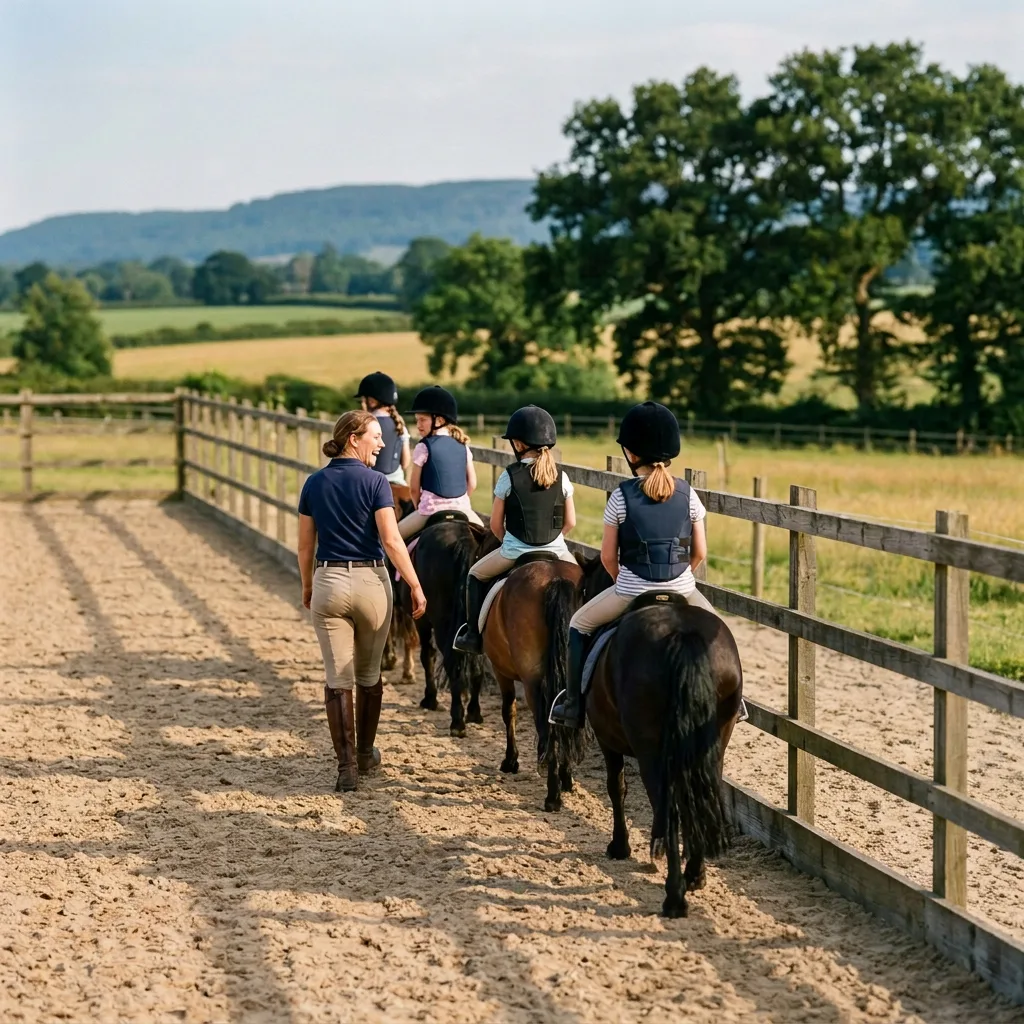 Cours de poney à Saint-Julien-du-Serre, Ardèche